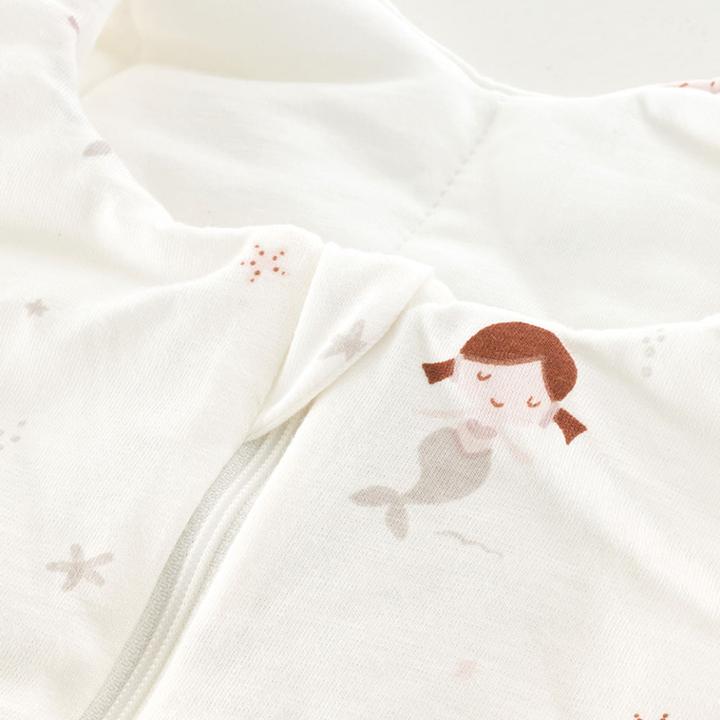 Actual product image Träumeland Baby-Ganzjahrschlafsack Jumper Mermaid Grösse 104 (104 cm, 2.5 TOG, All-season)