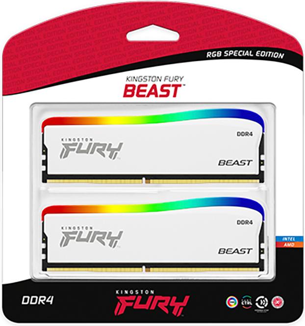 Produktbild Kingston FURY Beast RGB SE (2 x 16GB, 3200 MHz, DDR4-RAM, DIMM)