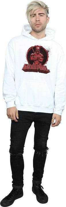 Produktbild Deadpool Crossed Arms Logo Kapuzenpullover (S)