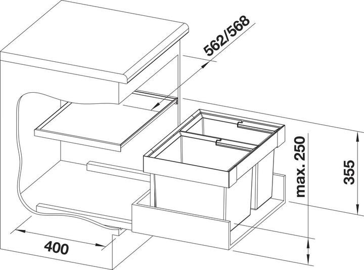 Immagine prodotto Blanco Flexon II 60/2 (49 l)