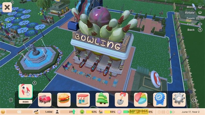 Actual product image Atari RollerCoaster Tycoon Adventures Deluxe (PS5, DE)