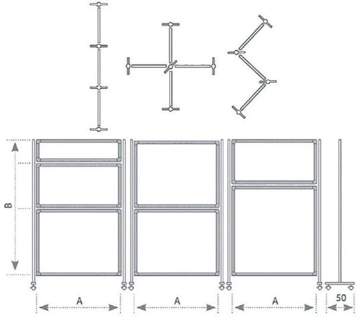 Produktbild Franken Stellwandtafel ECO Filz (120 x 150 cm)