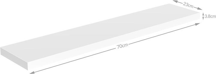 Actual product image Casaria Wall shelf (70 x 23 x 4 cm)