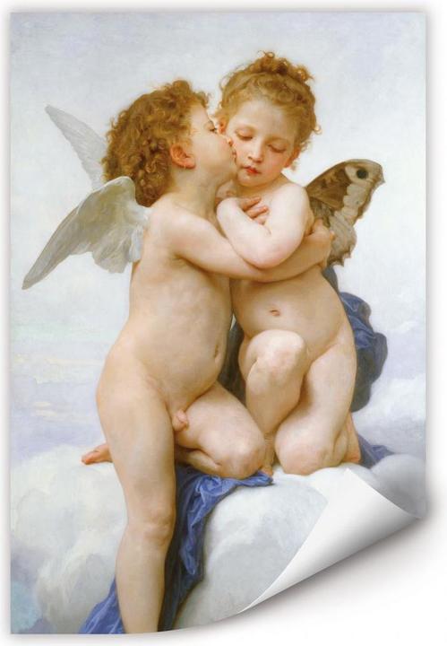 Produktbild Trenddeko Der erste Kuss (30 x 45 cm, 80 x 120 cm, 70 x 100 cm, 40 x 60 cm, 50 x 80 cm, 100 x 150 cm)