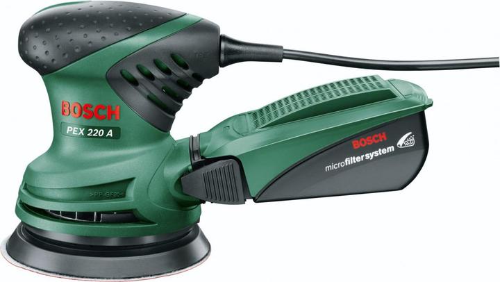 Bosch Home & Garden Pex 220 A (Levigatrici rotorbitali, 220 W)