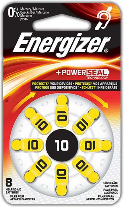 Produktbild Energizer Hearing Aid 10 (8 Stk., PR70, 92 mAh)
