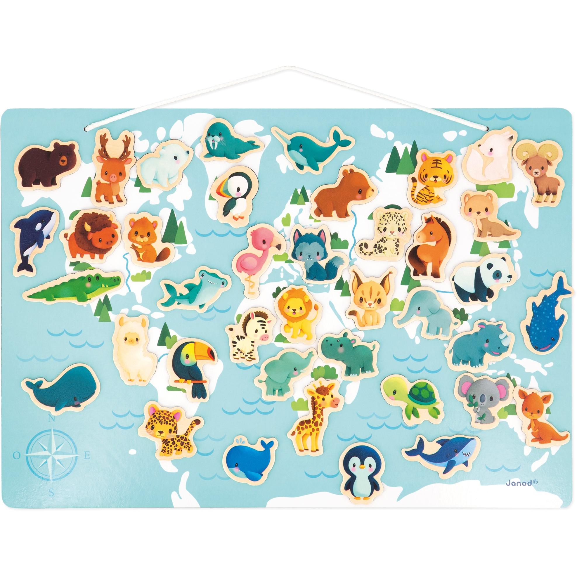 Sophie la girafe Mein Magnetisches Puzzle Tierbabys (40 Teile)