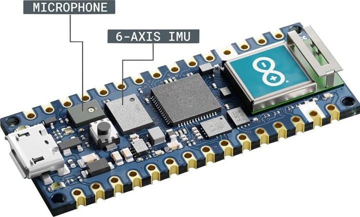 Actual product image Arduino Developer board Nano RP2040 Connect with pin headers