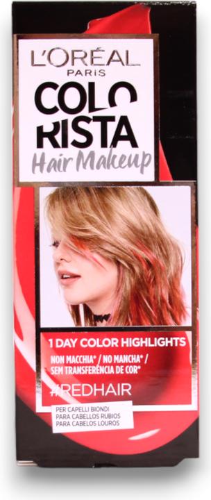 Actual product image L'Oréal Paris L'Oreal Colourista Hair Makeup Temporary Hair Dye RedHair (Red)