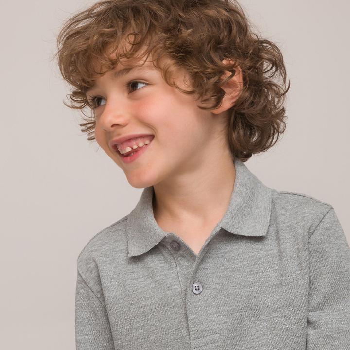 Produktbild La Redoute Collections 2er-Pack langärmelige Poloshirts (110)