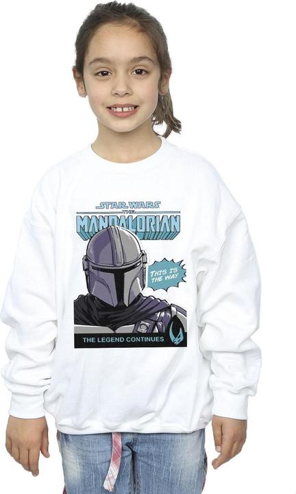 Produktbild Star Wars Mando Comic Cover Sweatshirt Mädchen (128)