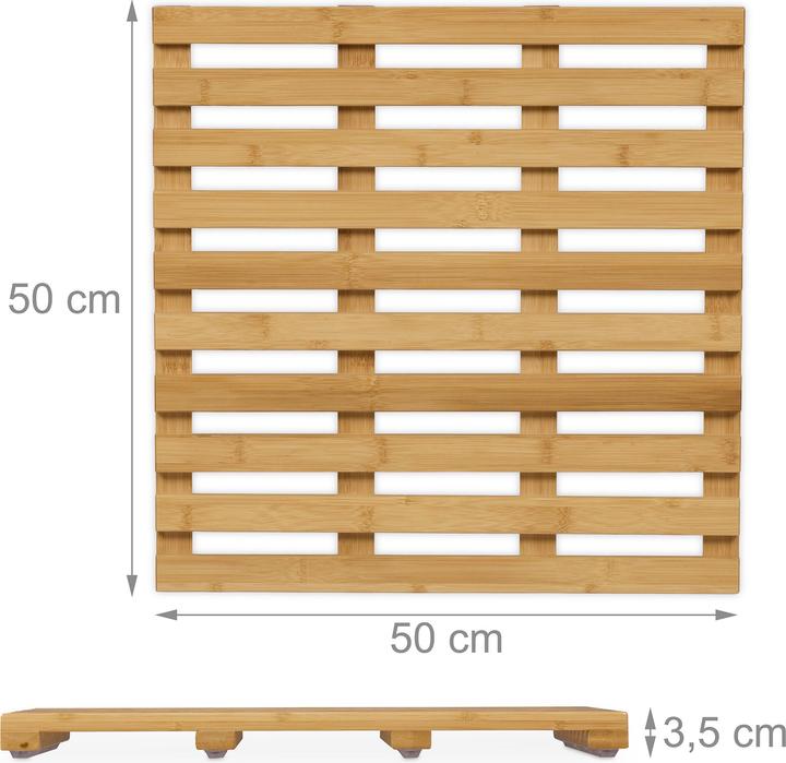 Productafbeelding Relaxdays Badmat (50 x 50 x 3,5 cm)