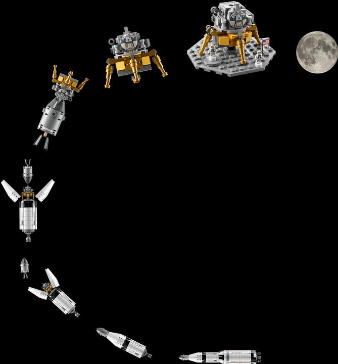 Produktbild LEGO NASA Apollo Saturn V (92176, LEGO Ideas, LEGO Seltene Sets)