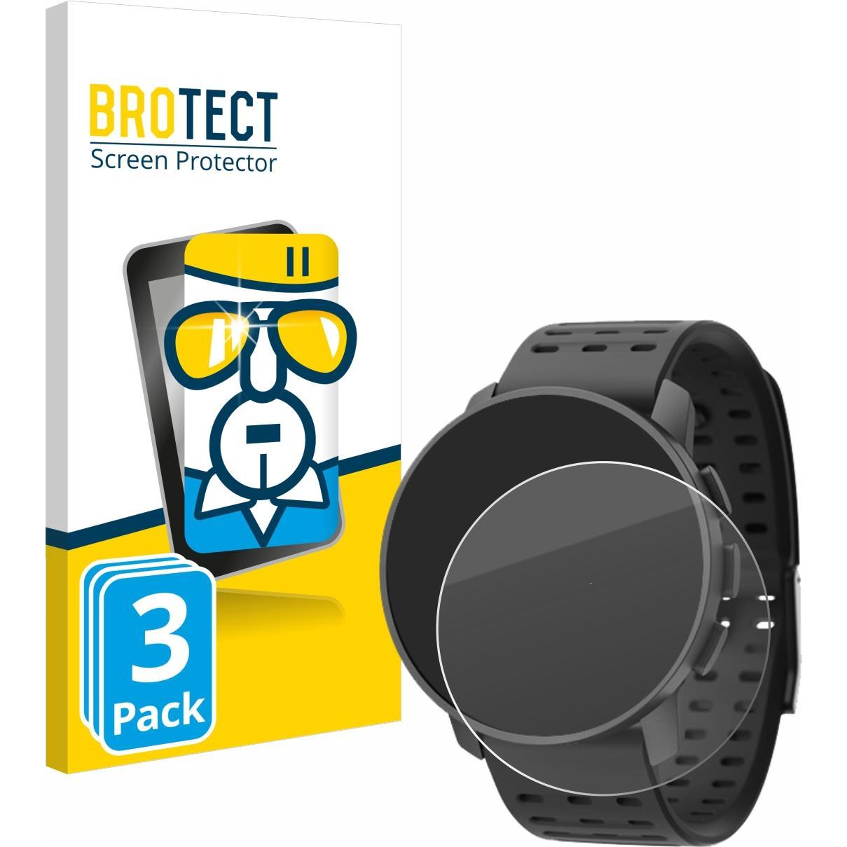 Thumbnail - BROTECT Panzerglas Hartglas Displayschutz, Smartwatch Schutzfolie, Transparent