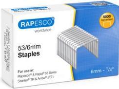 Immagine prodotto Rapesco 0752 Graffe zincate da 53/8 mm, 2.000 pezzi (2000x)
