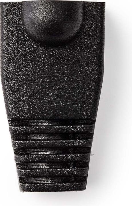 Actual product image Nedis Strain relief grommet | RJ45 | PVC | Black | Box | 10 pieces (Plug grommet)