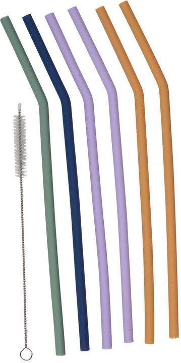 alpina Straws Silicone 7pcs incl. Bru (7 x)