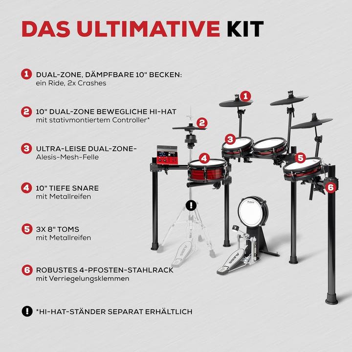 Produktbild Alesis Set di Batteria Elettronica Nitro Ultimate (E-Drum)