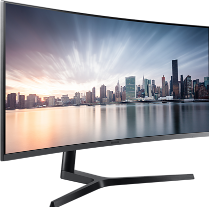 Actual product image Samsung Lc34h890wjuxes (3440 x 1440 pixels, 34")