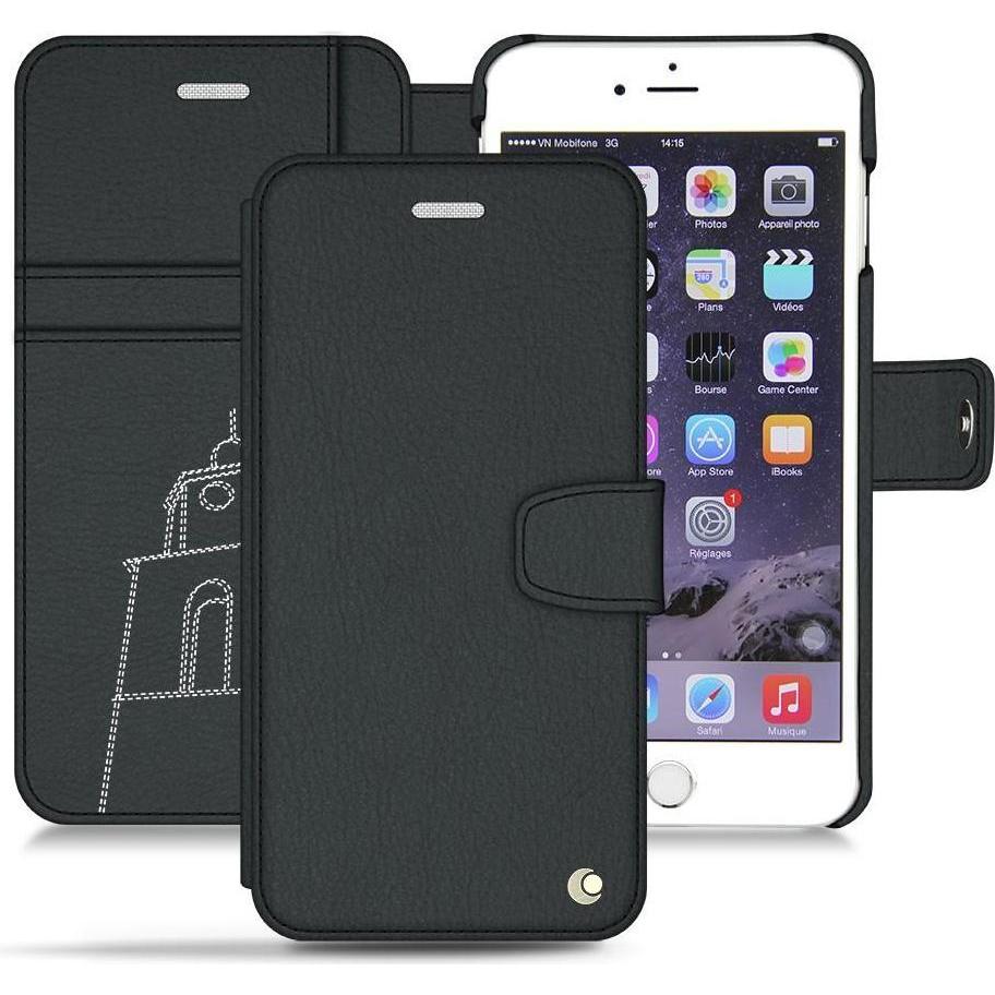 Noreve Lederschutzhülle Wallet (Apple iPhone 6s), Smartphone Hülle, Blau