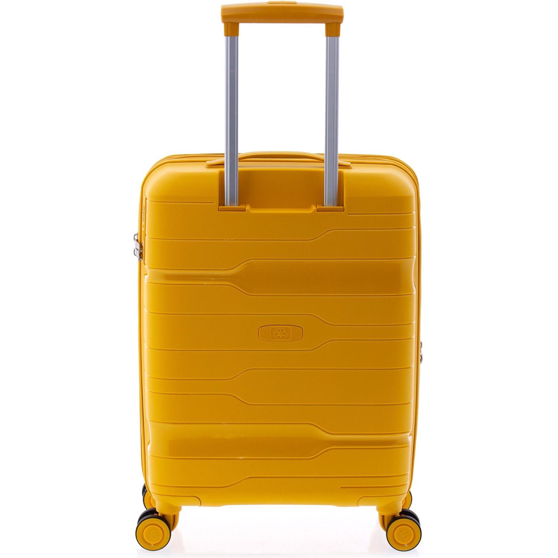 Wüsthof, Koffer, 3800 4 Rollen Kabinentrolley 55 cm mit Dehnfalte, Orange, (36 l, Handgepäck (bis 50l))
