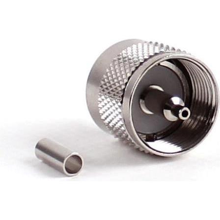 Varia UHF-Stecker für RG174 Kabel, Crimp Version, Elektronikkabel + Stecker