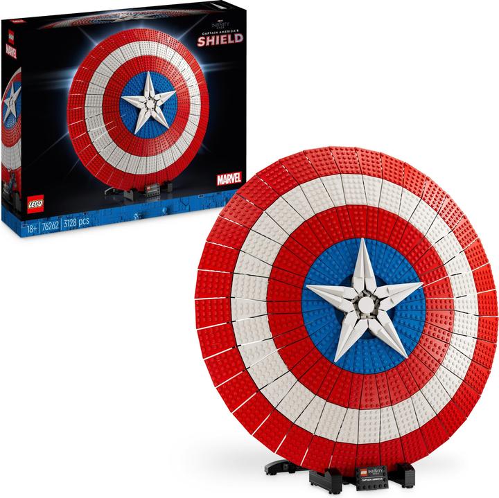 Produktbild LEGO Captain Americas Schild (76262, LEGO Marvel)