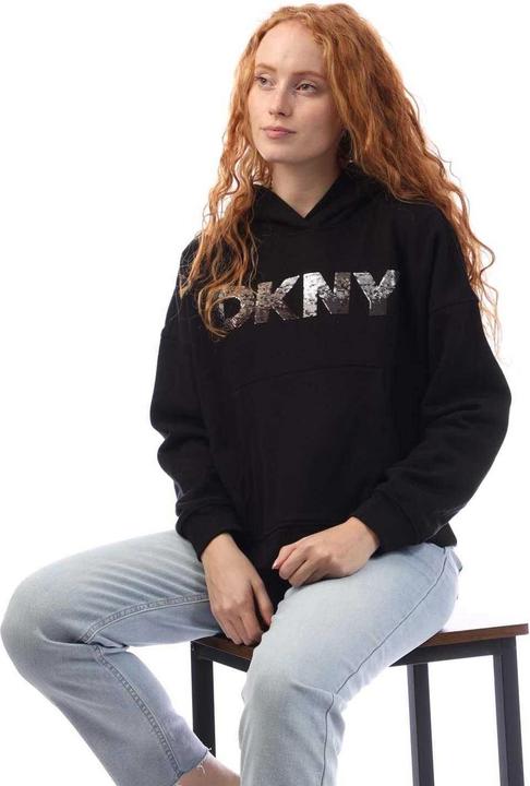 Produktbild DKNY Kapuzenpullover Pailletten (L)