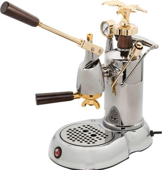 Produktbild La Pavoni LPLEXP01EU, Espressomaschine Expo 2015, Chrome/or (EU-Stecker)