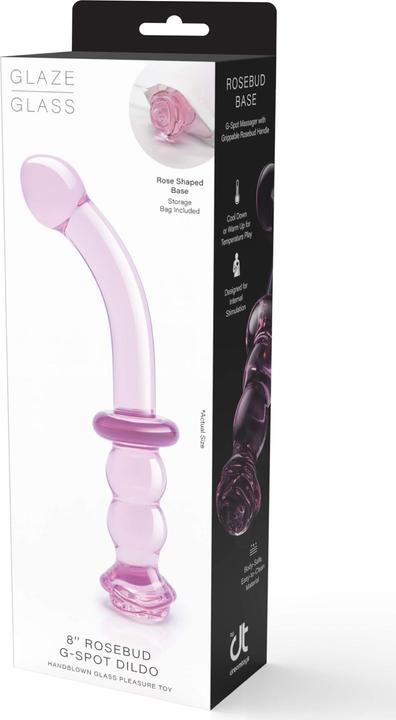 Produktbild Dream Toys Glaze Glass - Rosebud G-Spot Dildo