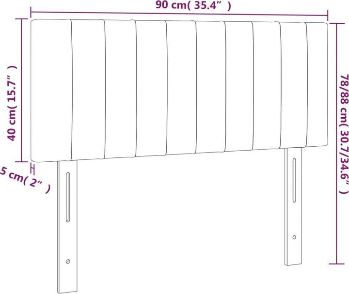 Immagine prodotto vidaXL Laureen (90 x 5 x 88 cm)