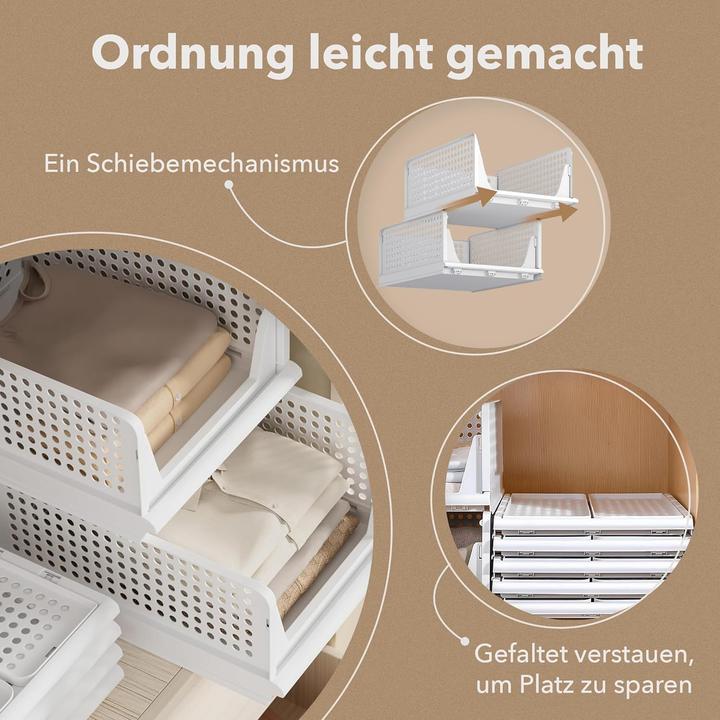 Produktbild Ally Maison 3er Set Faltbare Schrank-Organizer (3x)