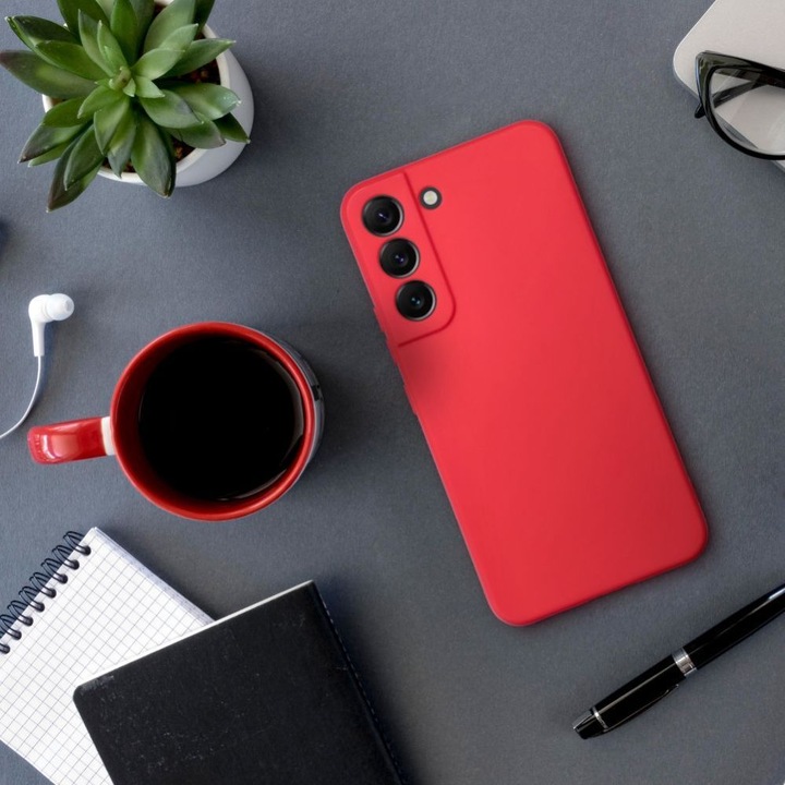 Produktbild OEM Display SOFT case for SAMSUNG A25 5G red (Samsung Galaxy A25 5G)