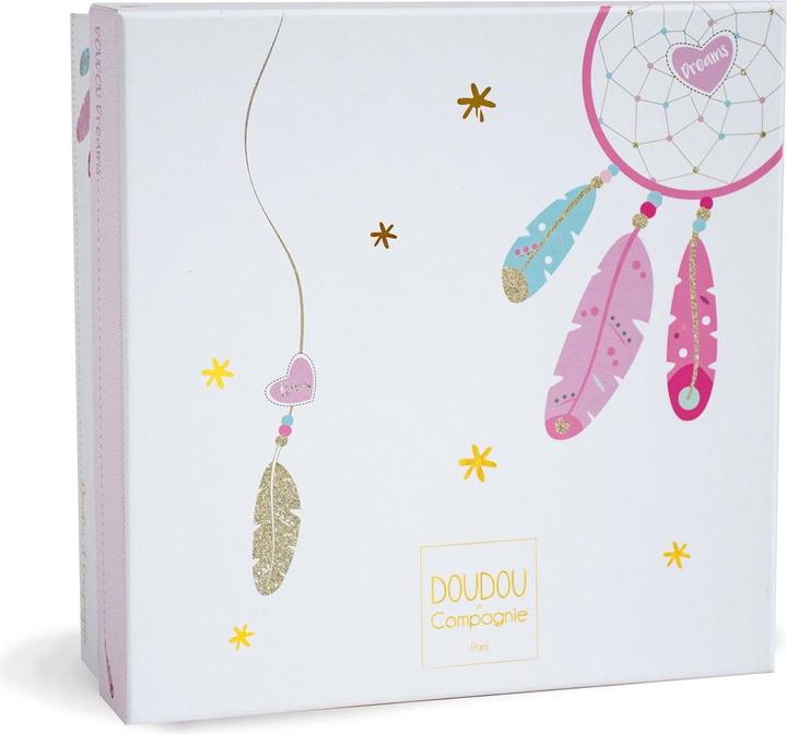 Image du produit Doudou et Compagnie Doudou attrape-rêves chat fleur