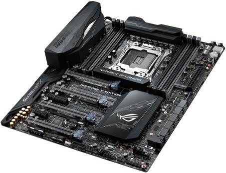 Produktbild ASUS Rampage V Edition 10 (LGA 2011-v3, Intel X99, E-ATX)