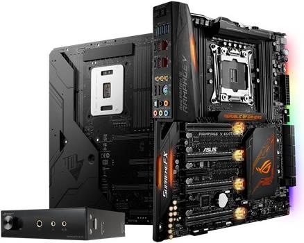 Produktbild ASUS Rampage V Edition 10 (LGA 2011-v3, Intel X99, E-ATX)