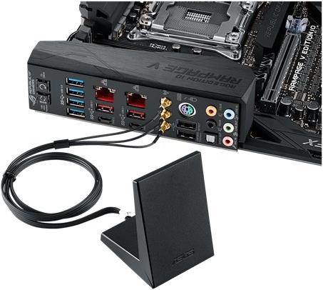 Produktbild ASUS Rampage V Edition 10 (LGA 2011-v3, Intel X99, E-ATX)