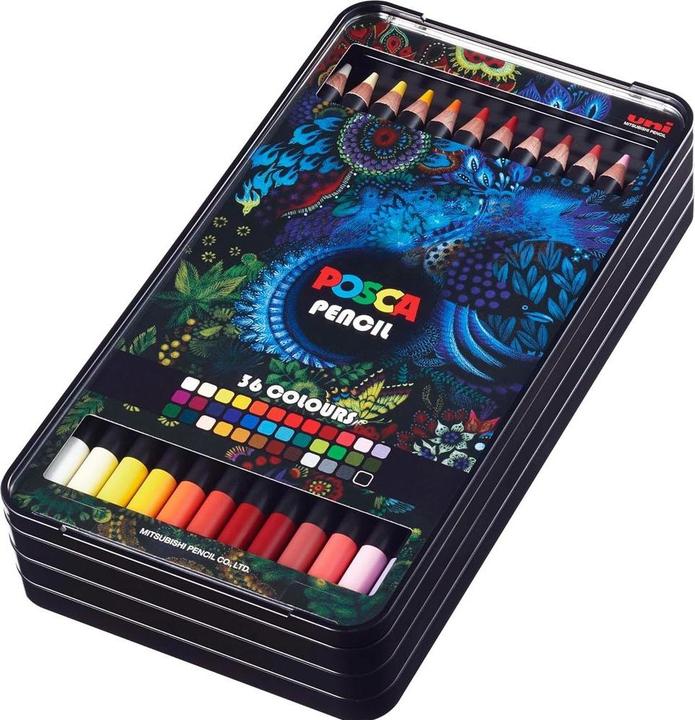 Produktbild Posca Pencil KPE-200 Künstlerfarbstifte Set zu 36 Stk assortiert (36 x)