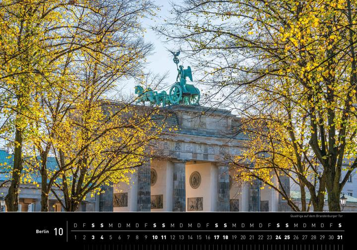 Actual product image Berlin Premium Calendar 2026 (50 x 35 cm)