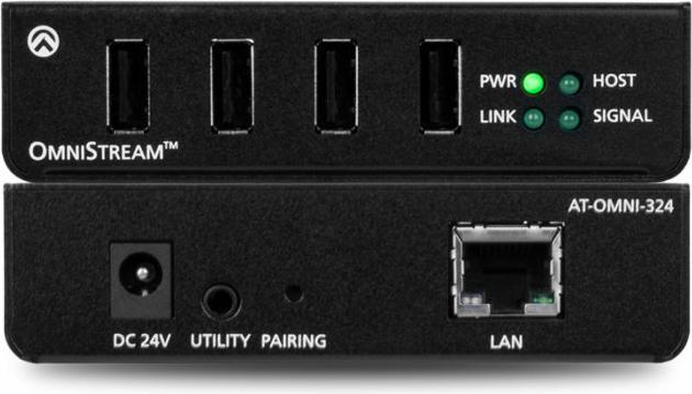 Produktbild Atlona OmniStream AVoIP IP to USB Adapter, Device Side (USB 2.0, RJ45 (1x))