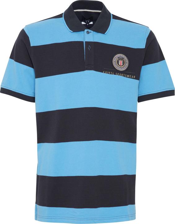 FQ1924 FQPeter stripe polo shirt w badge 21900639