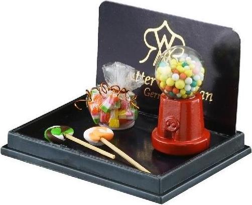 Actual product image Reutter 001.457/5 - Sweet fun bubble gum, miniature in 1:12 scale