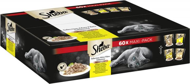 Produktbild Sheba Multipack Selection (Adult, 60 Stk., 5100 g)