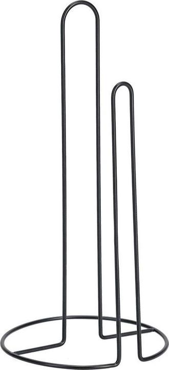 Zeller Present Küchenrollenhalter, Metall, schwarz