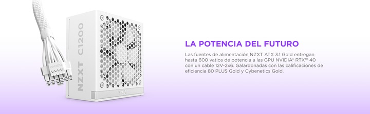 Image du produit NZXT C1200 Gold ATX 3.1 blanc | Alimentation PC 1200W (1200 W)
