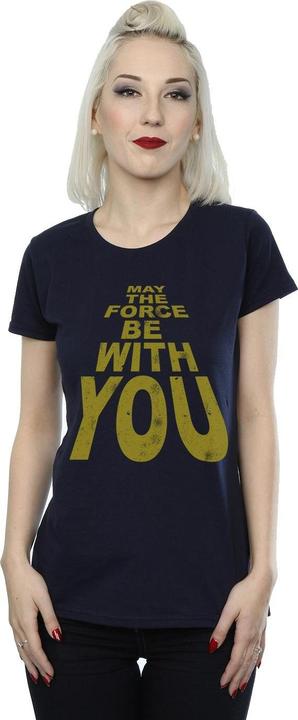 Image du produit Star Wars - T-shirt MAY THE FORCE BE WITH YOU - Femme (M)