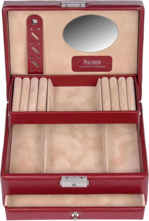 Produktbild Sacher 15.000.295043 - Schmuckkästchen Carola new classic rot