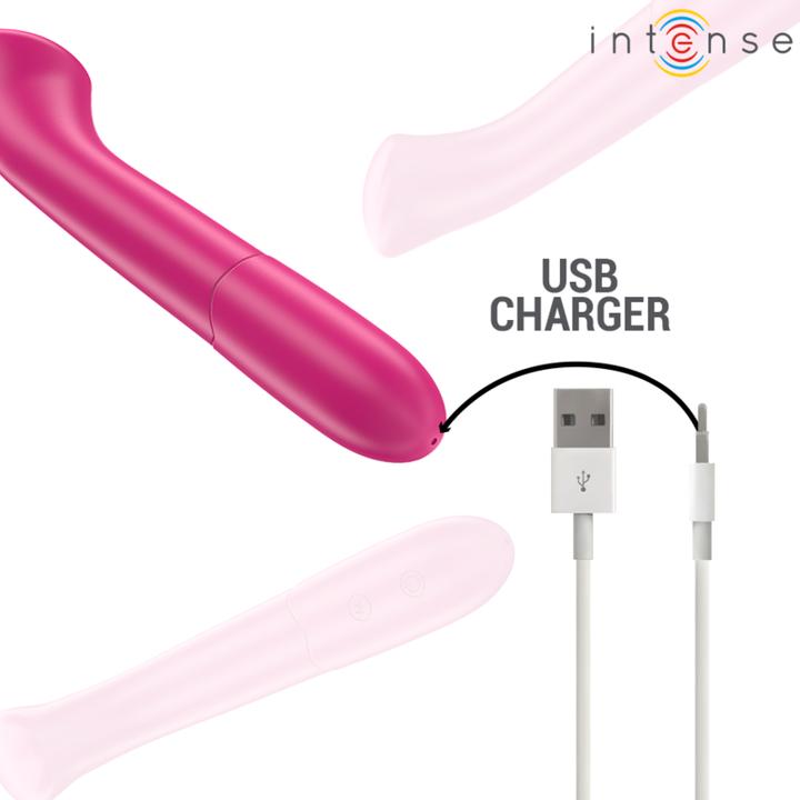 Productafbeelding Intense Paty Vibrator 19 cm Flexibel 10 Vibraties Model 2 Roze