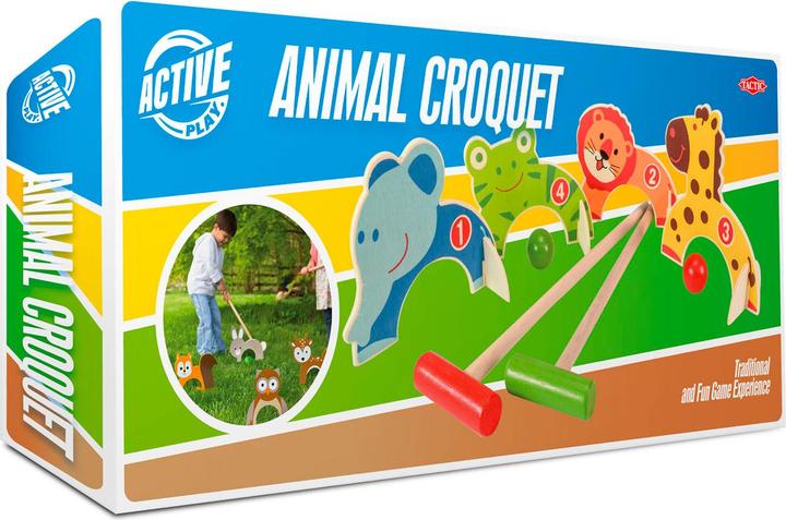 Immagine prodotto Tactic Set da croquet per animali in legno