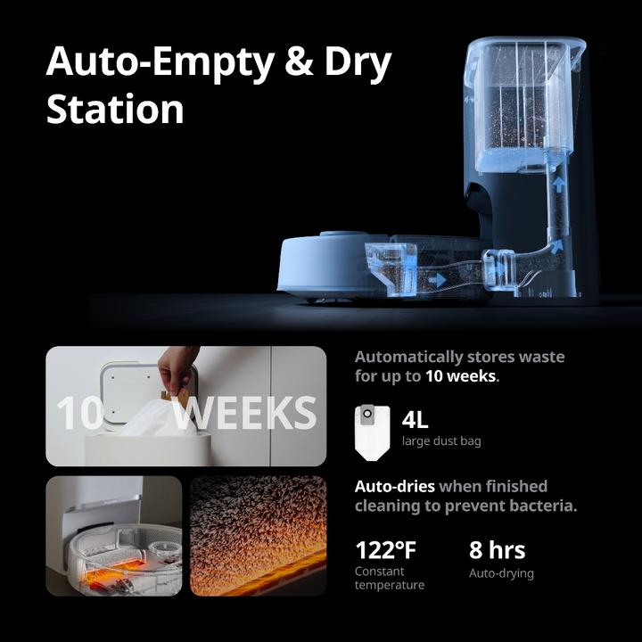 Productafbeelding SwitchBot Saugroboter S10 (6500 Pa, Wisdoekjes (roterend))